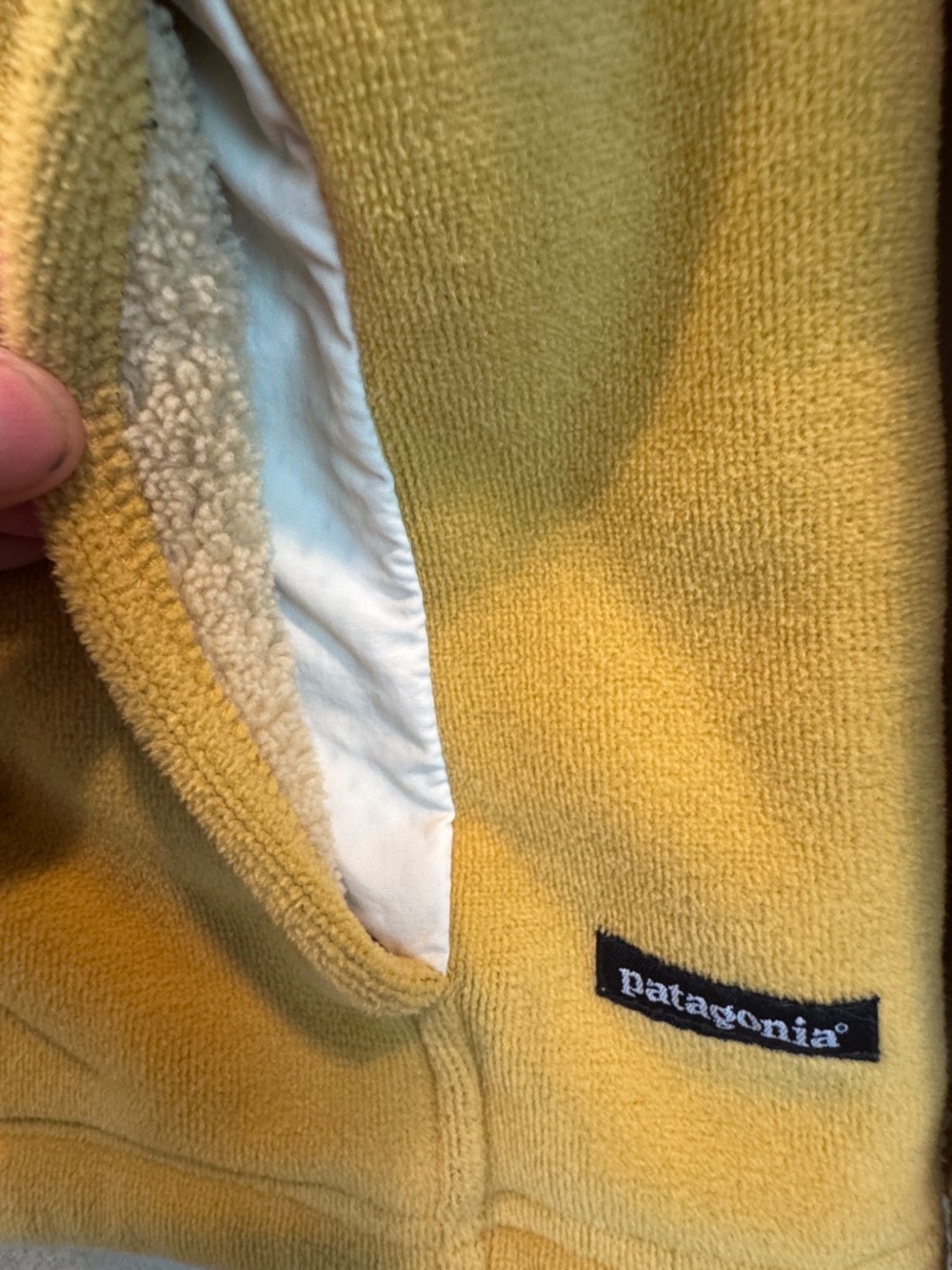 Gold Patagonia Synchilla Fleece Jacket - Picture 6 of 11